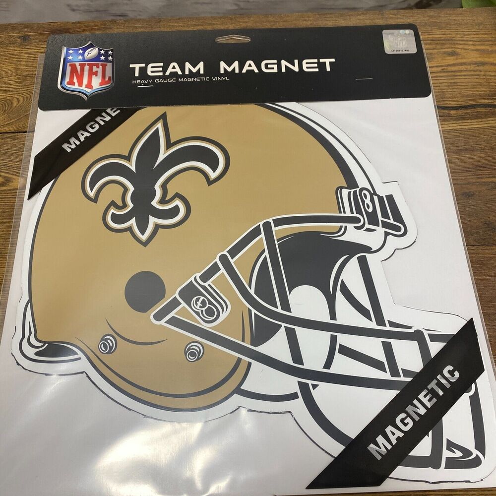 New Orleans Saints Vinyl Team Magnet Helmet Decal Football Sport Car Truck 12 In